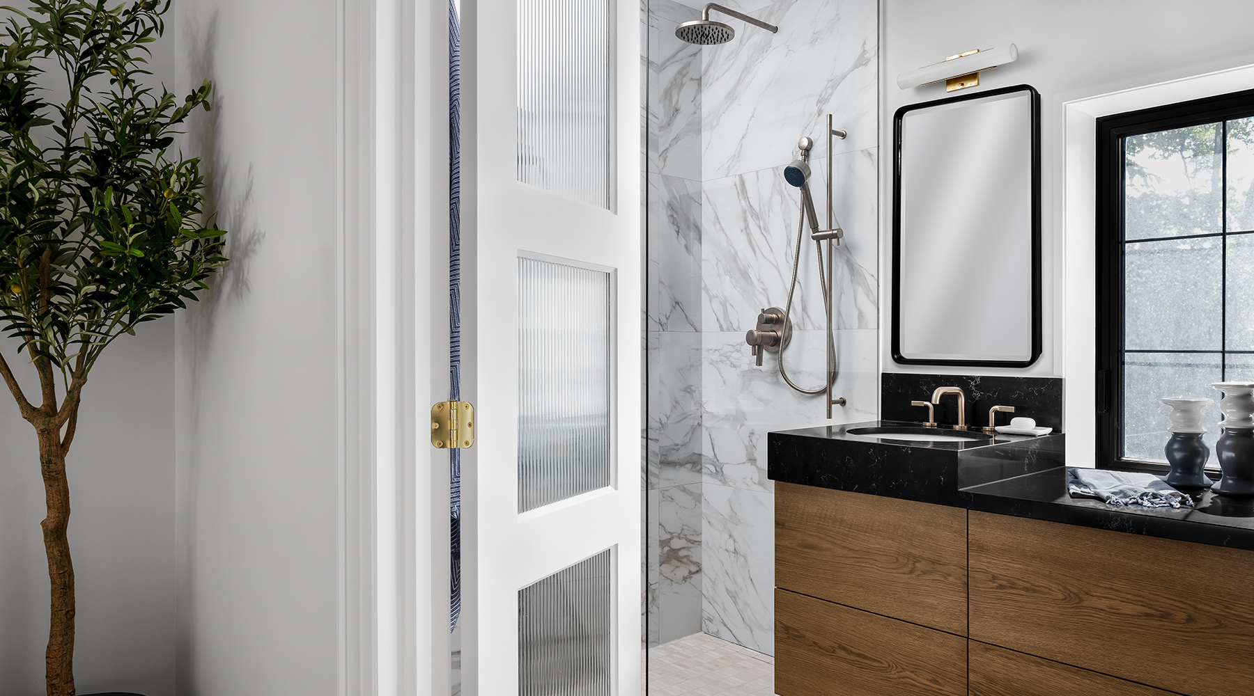Modern home renovation - luxury bathroom